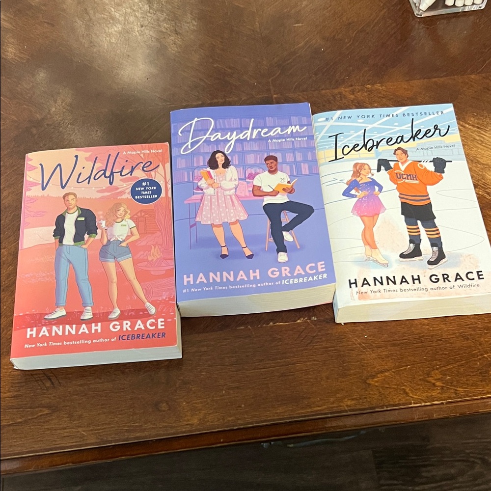 Hannah Grace Book Set - Wildfire, Daydream, Icebreaker